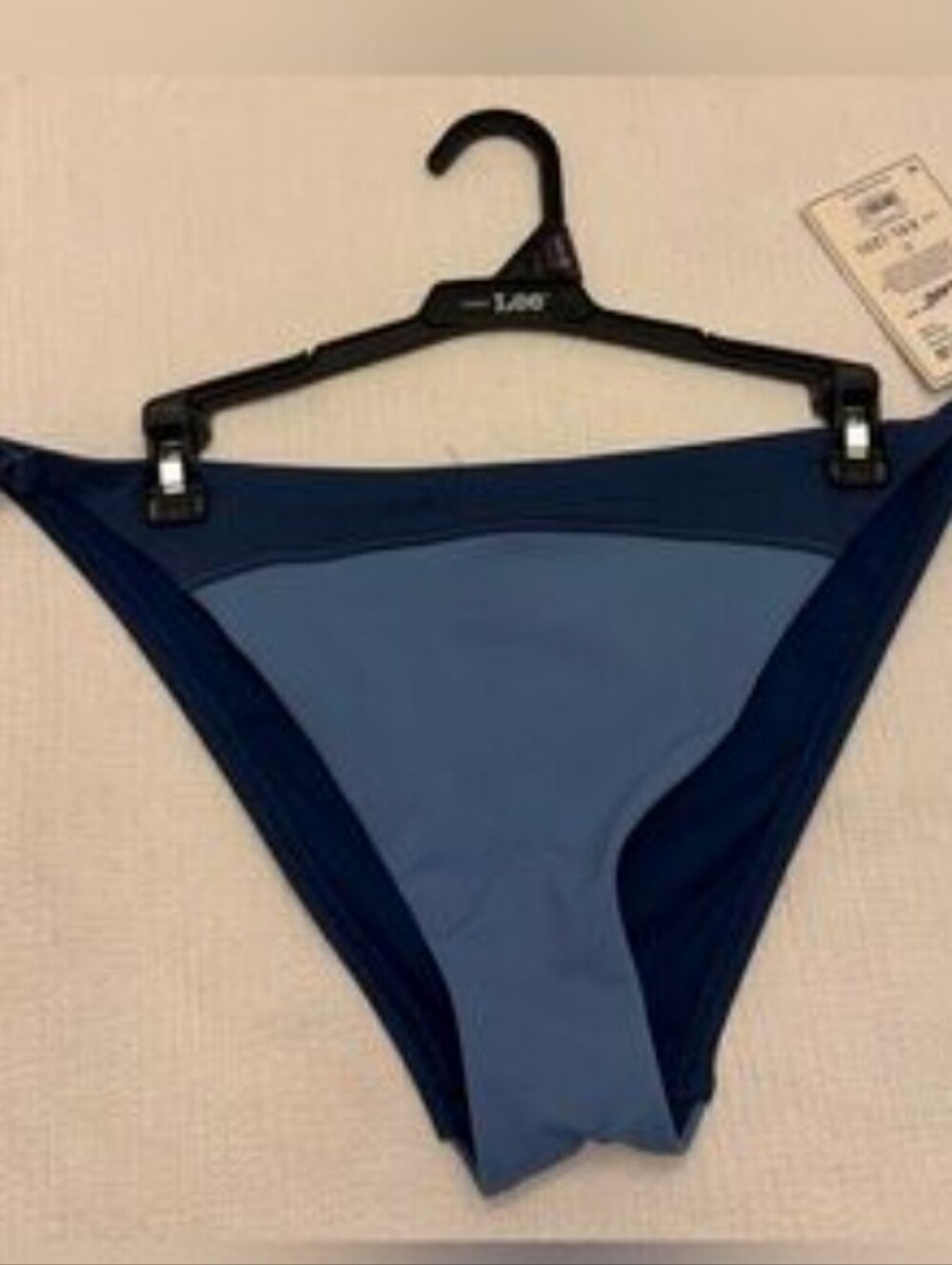 Lee Two-Tone Navy and Light Blue Bikini Bottom